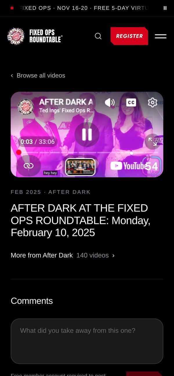 Watch page on a phone
