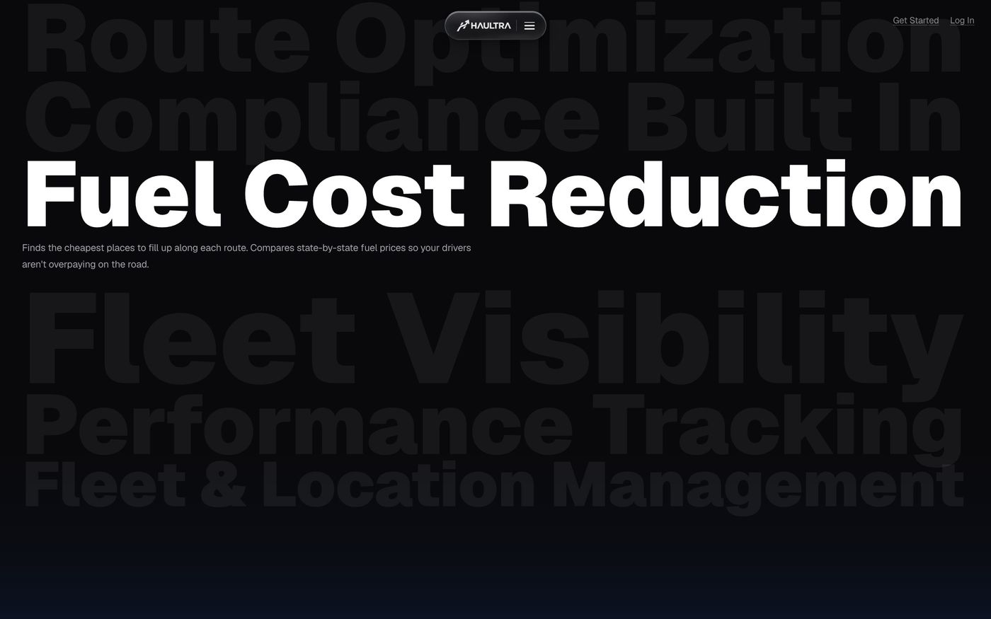 A stacked list of platform benefits led by fuel cost reduction